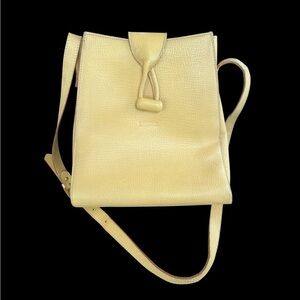 Loewe subtle yellow Leather Crossbody Bag